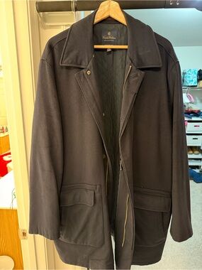 Brooks Brothers Navy Blue Pea Coat - BrooksStorm